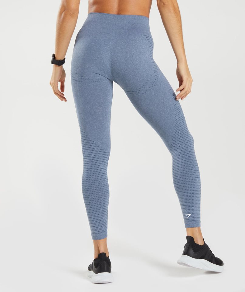 Women's Gymshark Vital Seamless 2.0 Leggings Blue | NZ 8RJMDA